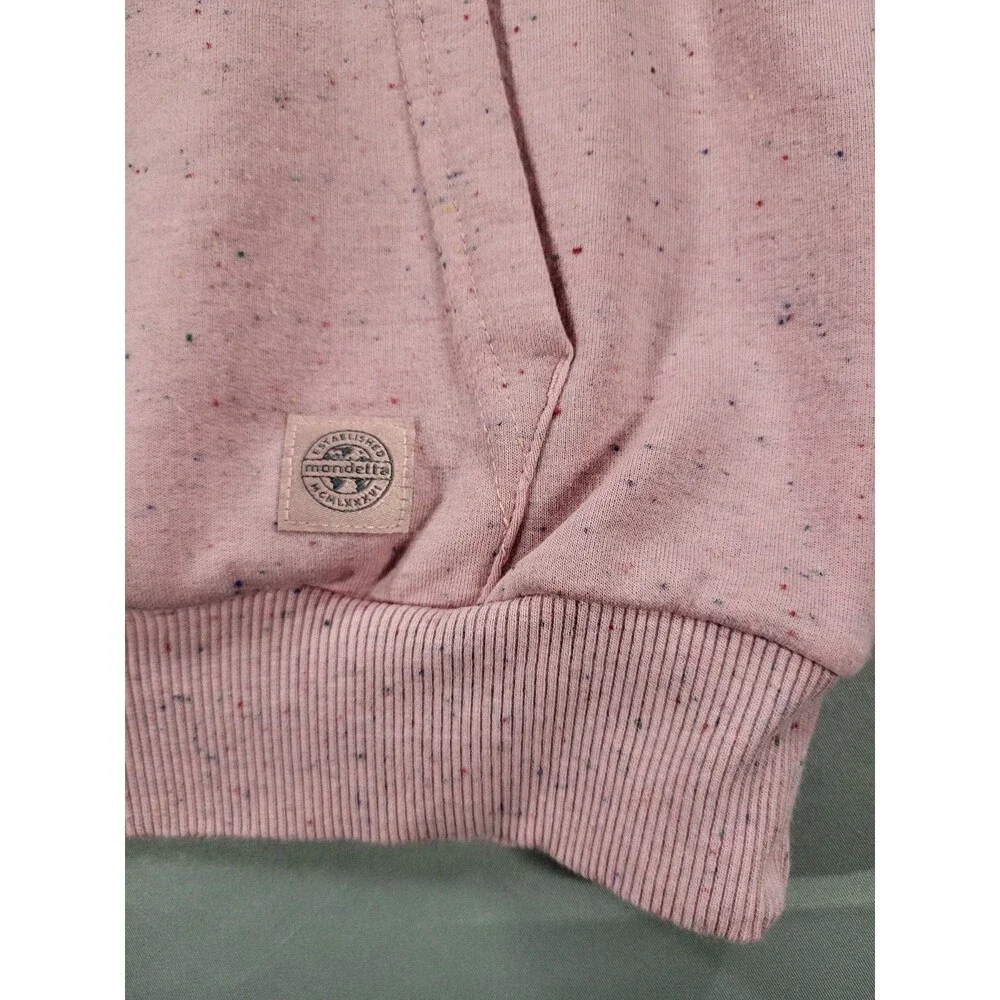 Mondetta Youth Girls 2-Piece Lounge Set Pink Speckled Hoodie & Joggers Size M 10